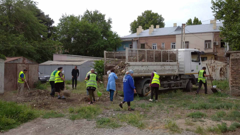 Şəhərimizdə iməcilik təşkil edilib