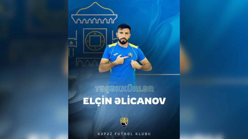 “Kəpəz” müdafiəçisi ilə vidalaşıb