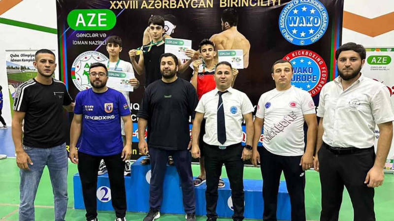 Kikboksçularımız Azərbaycan birinciliyində müxtəlif yerləri qazanıblar