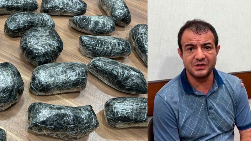 Narkokuryerlik edən şəxs saxlanılıb