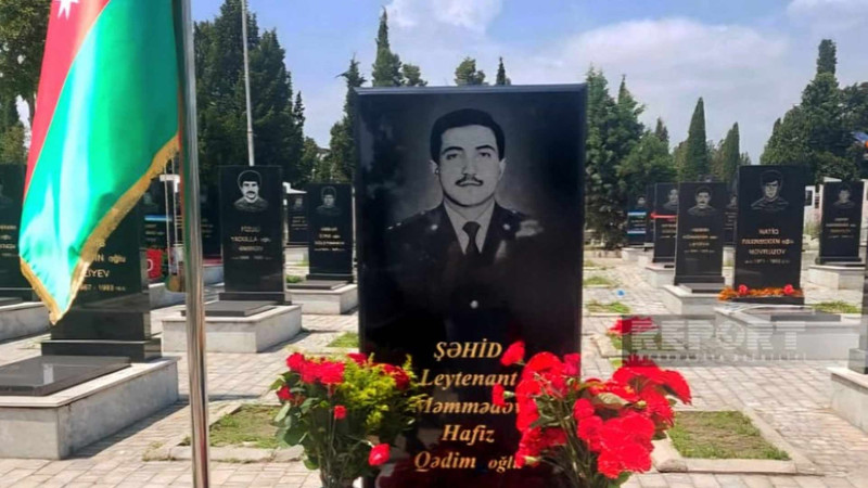 Şəxsiyyəti müəyyənləşən şəhidin məzarı abadlaşdırılıb