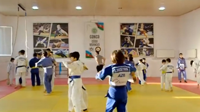 Gənc cüdoçular beynəlxalq yarışda iştirak ediblər