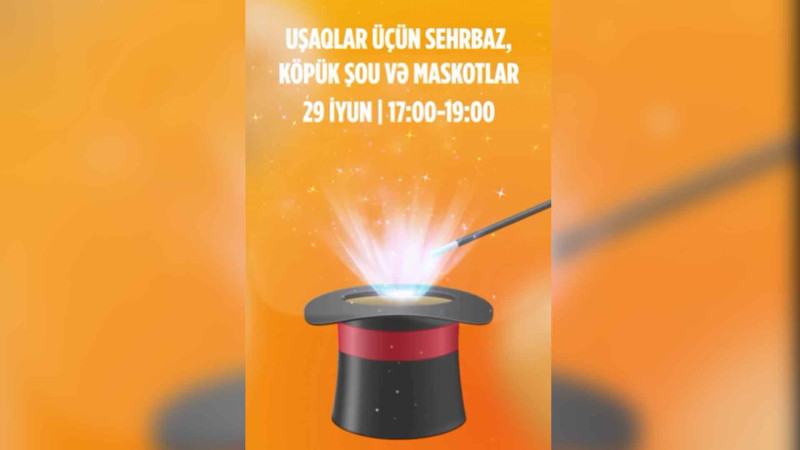 Şəhərin kiçik sakinləri üçün şou hazırlanıb