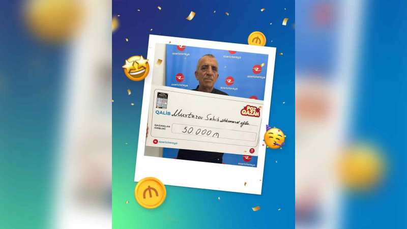 Şəhər sakini Poz-Qazan oyunundan 50 000 manat qazanıb