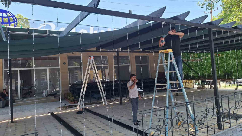 Qeyri-yaşayış obyektinə bitişik qanunsuz talvar sökdürülüb