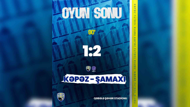 Sarı-göylərin yoxlama oyununun hesabı açıqlanıb