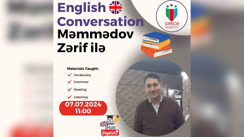 İngilis dilindən pulsuz danışıq dərsləri baş tutacaq