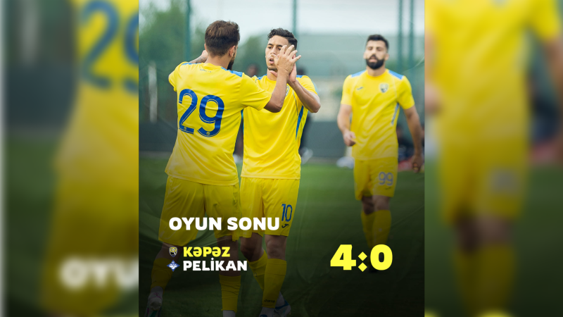 “Kəpəz” rəqibini 4:0 hesabı ilə məğlub edib