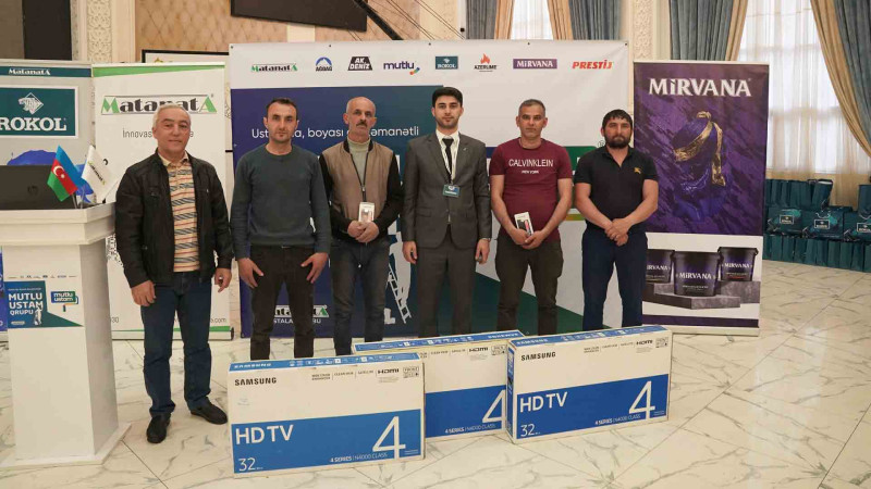 “Matanat A” şirkəti ustalara öz məhsullarını tanıdıb