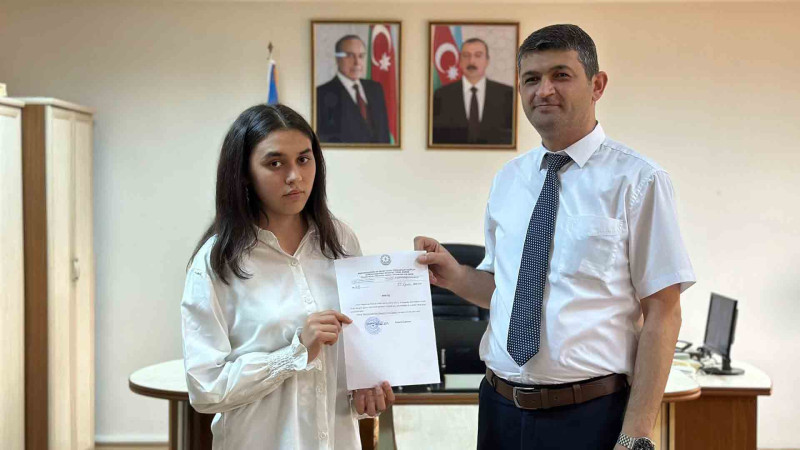 Fərdi təhsil forması üzrə iki nəfər məzun olub