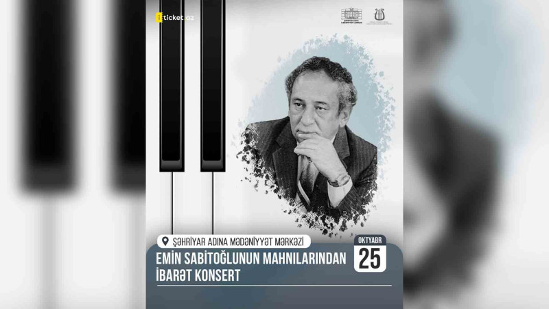 Emin Sabitoğlunun mahnılarından ibarət konsert olacaq