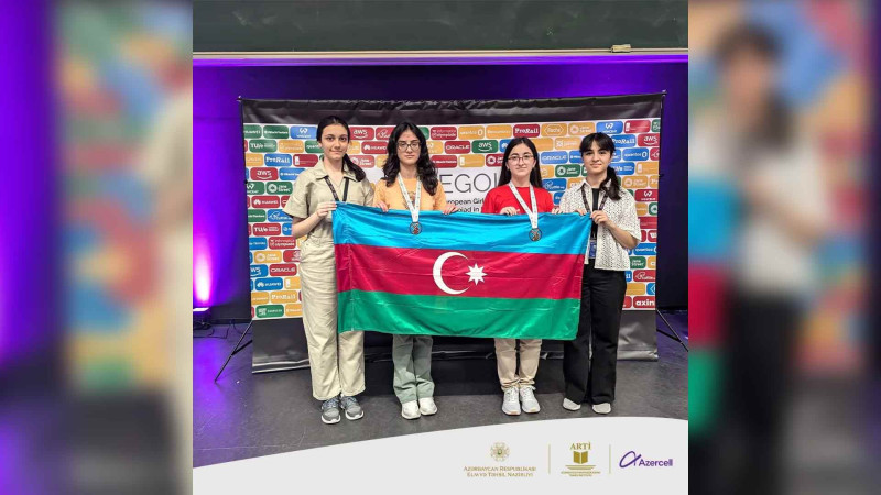 Məktəbli olimpiadada mükafata layiq görülüb