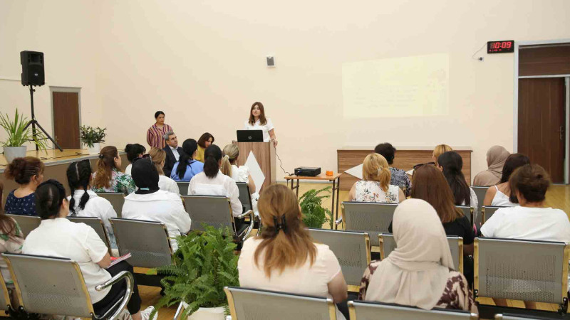 Məktəbəqədər təhsil müəssisələrinin müəllimləri üçün təlim keçirilib