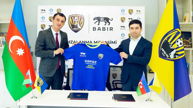 “Kəpəz”lə “Babir” idman geyimləri markası müqavilə imzalayıb
