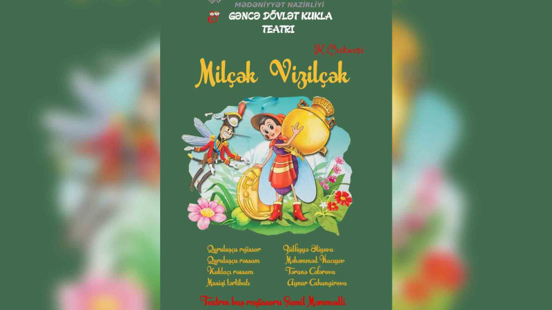 Gəncə Dövlət Kukla teatrının aktyorları Qaxda tamaşa göstərəcəklər