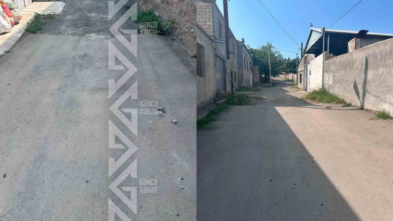 Sakinlər: Küçəmizə asfalt yarımçıq salınıb