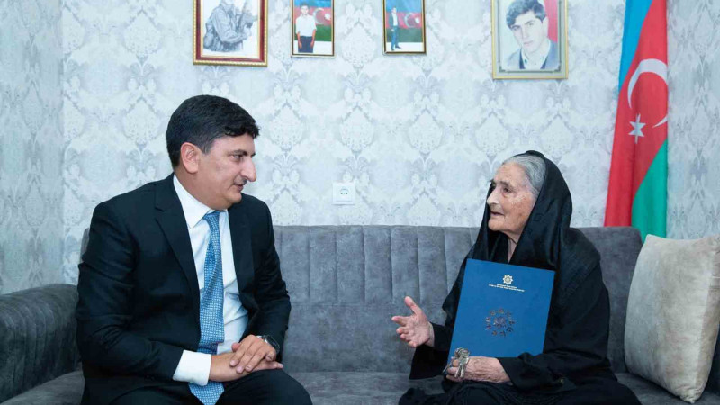 Milli Qəhrəman Natiq Qasımovun anasına ev verilib