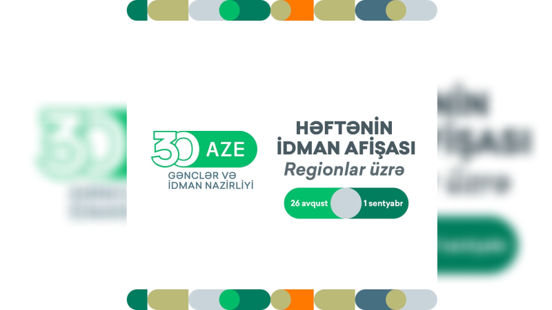 Gəncə-Daşkəsən və Qazax-Tovuz regionları üzrə həftəlik tədbir planı