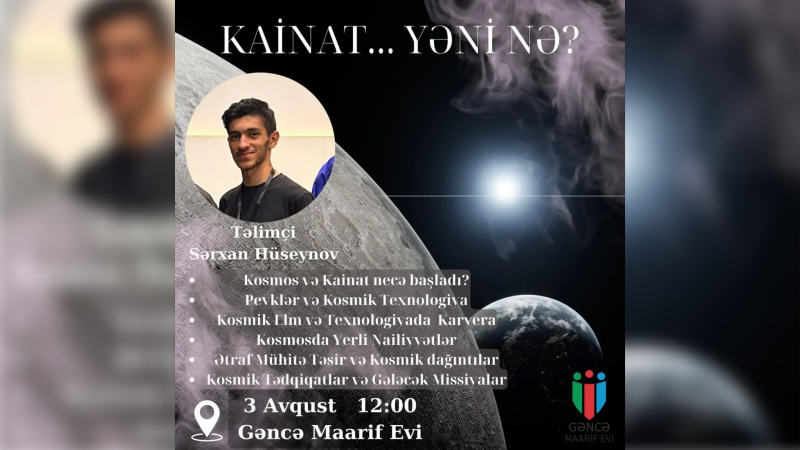 Gəncə Maarif Evində təlim keçiriləcək