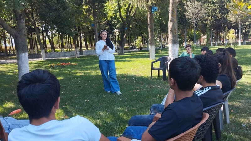 Ağstafada “Təbiətimizi qoruyaq” mövzusunda seminar olub