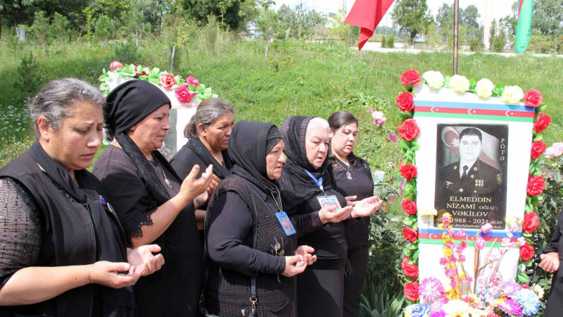 Daşkəsəndə Vətən müharibəsi şəhidinin mövludu keçirilib