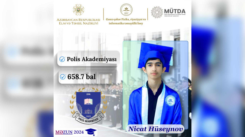 FRİTL məzunu Polis Akademiyasına qəbul olunub