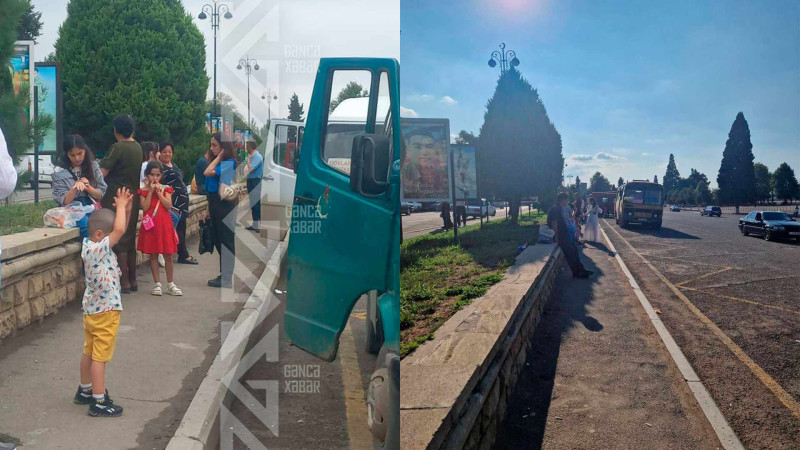 Dayanacaqda pavilyonun olmaması sərnişinlərin narazılığına səbəb olub