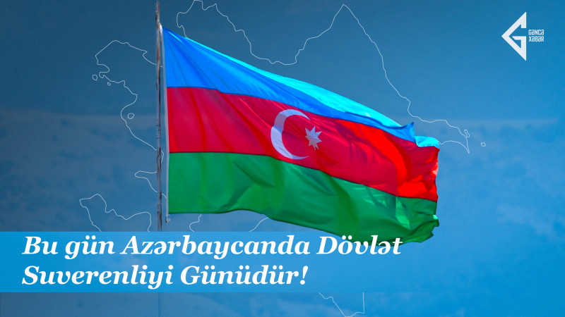 Bu gün Azərbaycanda Dövlət Suverenliyi Günüdür!