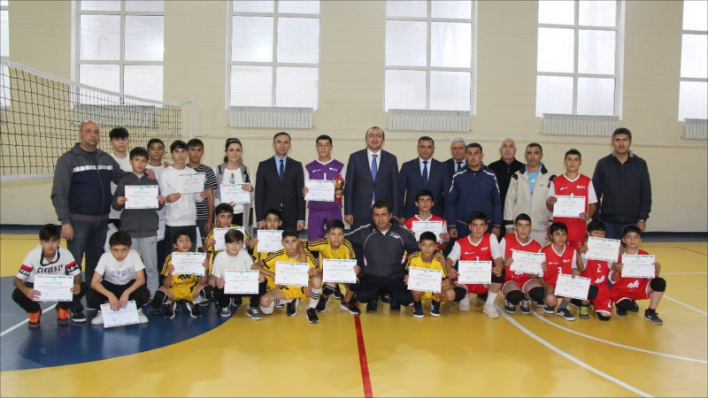 Daşkəsəndə gənc voleybolçular qüvvələrini sınadılıar