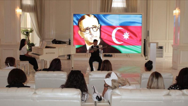 Üzeyir Hacıbəyli Gəncədə anıldı