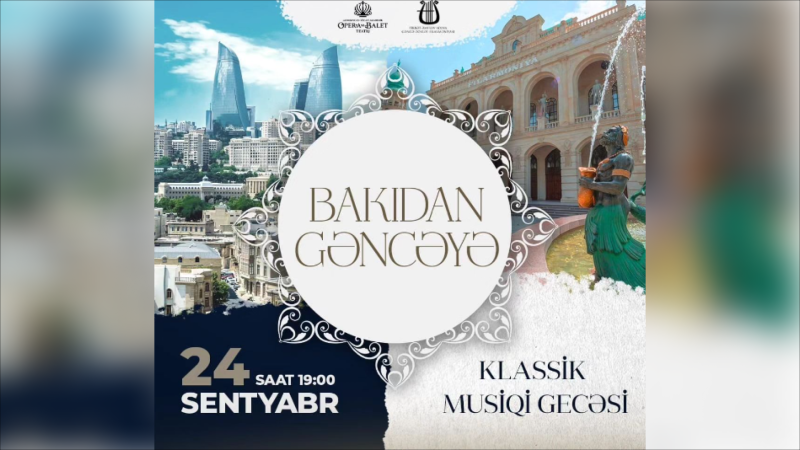 Gəncədə klassik musiqi gecəsi təşkil olunacaq