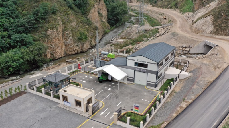 Prezident Göygöldə kiçik su elektrik stansiyasının açılışını edib