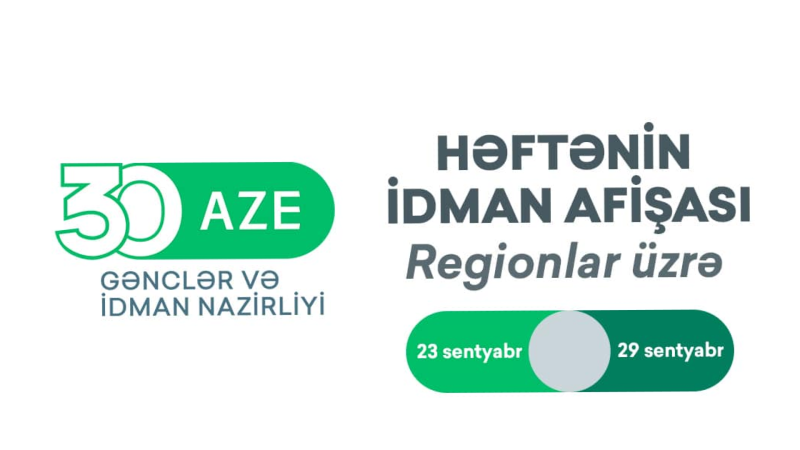 Həftənin idman afişası təqdim olunub