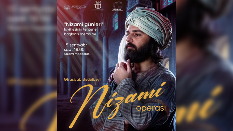 Gəncədə ilk dəfə Nizami operası təqdim olunacaq