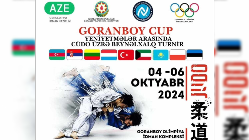 Doqquz ölkənin cüdoçuları Goranboyda yarışacaq
