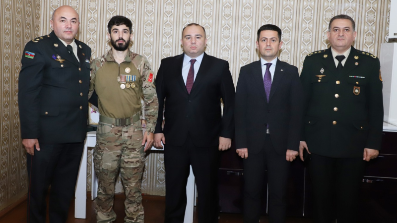 Gəncədə “Gənclərin vətənpərvərlik tərbiyəsi” mövzusunda görüş keçirilib