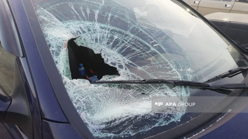 Gəncədə zəncirvari qəza-Xəsarət alan var