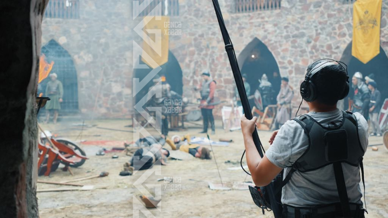 “Azərbaycan Atabəyləri” filminin çəkilişindən EKSKLUZİV FOTOLAR