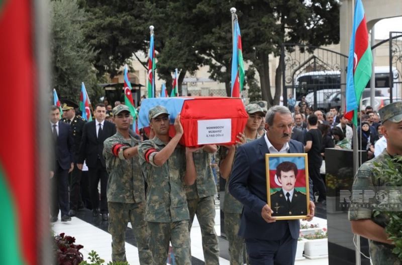 I Qarabağ müharibəsinin daha bir itkini dəfn olunub