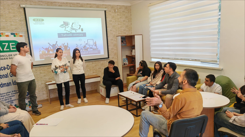 Gənclik Təcrübəm adlı təlim təşkil olunub