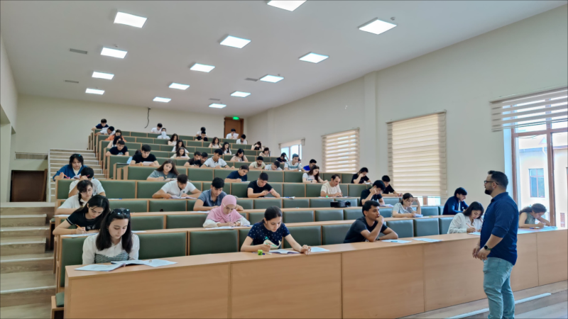 İkili diplom proqramının tələbələri üçün Türk dili imtahanları keçirilir