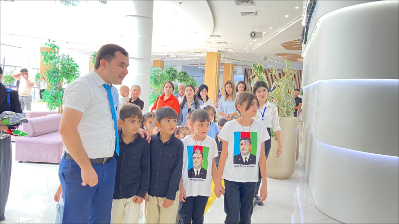 Tovuzda şəhid övladları ilə görüş keçirilib