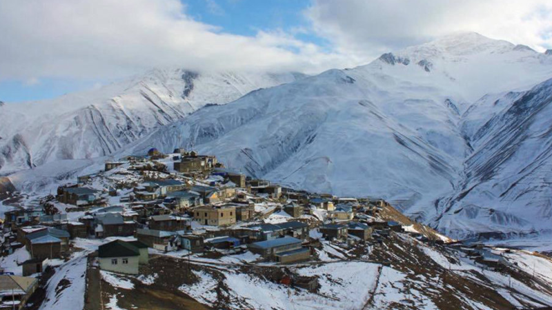 Bu rayonlara qar yağdı - FAKTİKİ HAVA