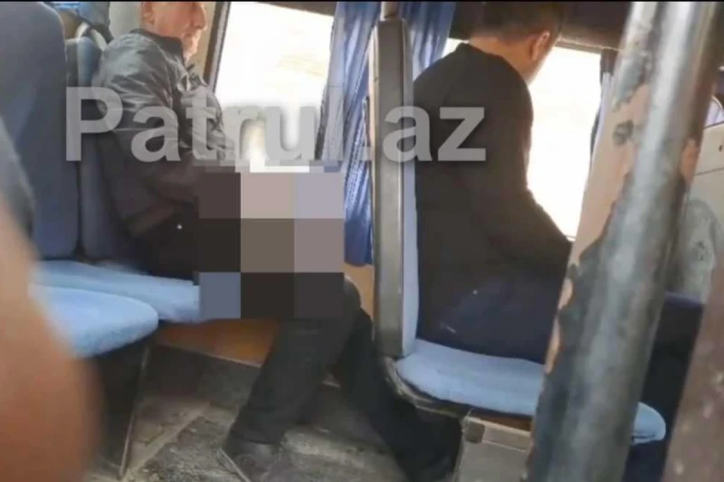 Gəncədə avtobusda əxlaqsız hərəkətlər edən şəxs xəstəxanaya yerləşdirilib