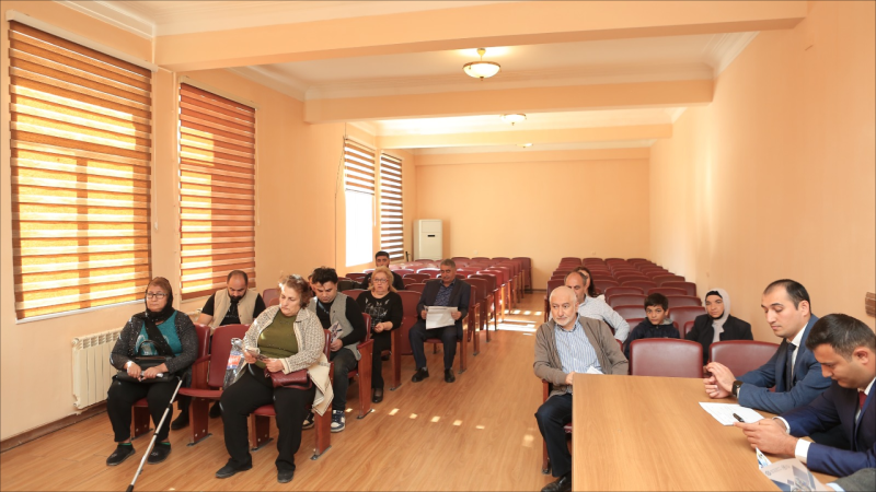 Gəncəlilər sosial xidmətlər haqqında məlumatlandırıldılar