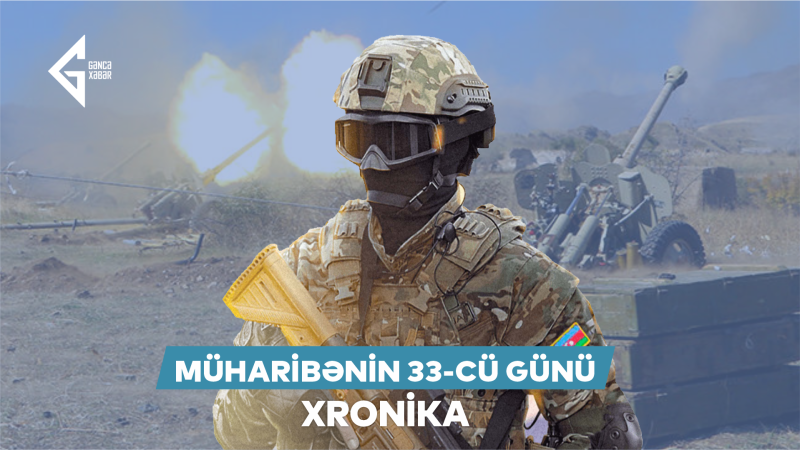 29 oktyabr 2020: Vətən Müharibəsinin 33-cü günü