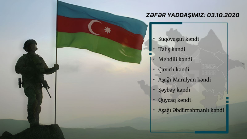 3 oktyabr 2020: Vətən Müharibəsinin yeddinci günü 
