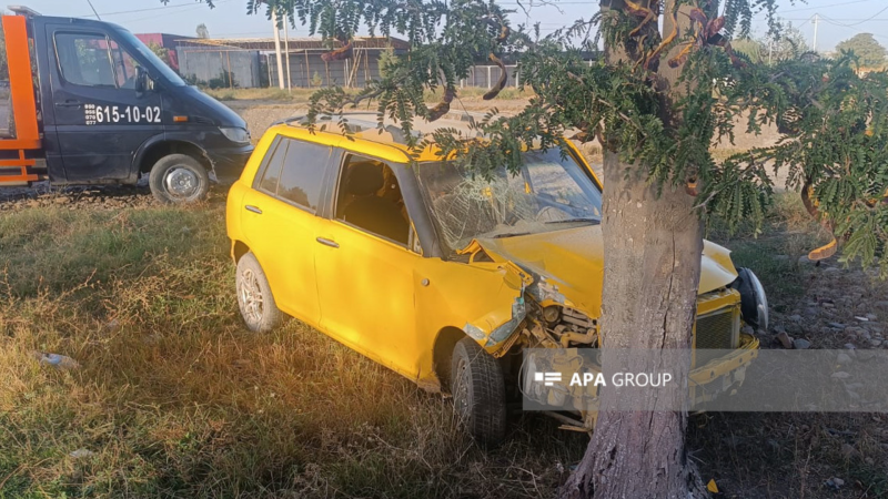 Yol qəzası olub, xəsarət alan var