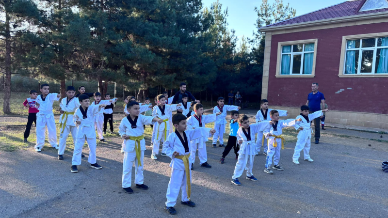 Taekvondo idman növü üzrə nümunəvi çıxışlar keçirilib