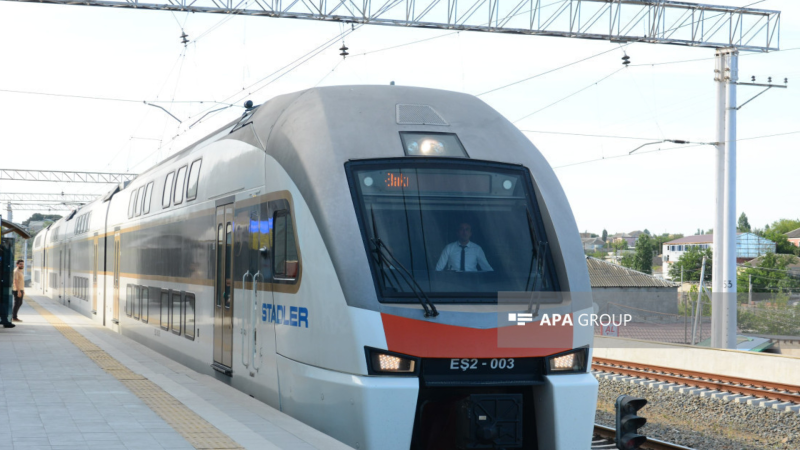 Bakı-Ağstafa-Bakı marşrutu üzrə əlavə qatar reysləri təyin edilib